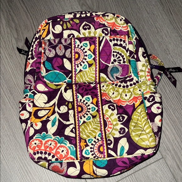 Vera Bradley Handbags - Vera Bradley Plum Crazy Backpack